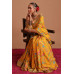 Printed Mustard Saree